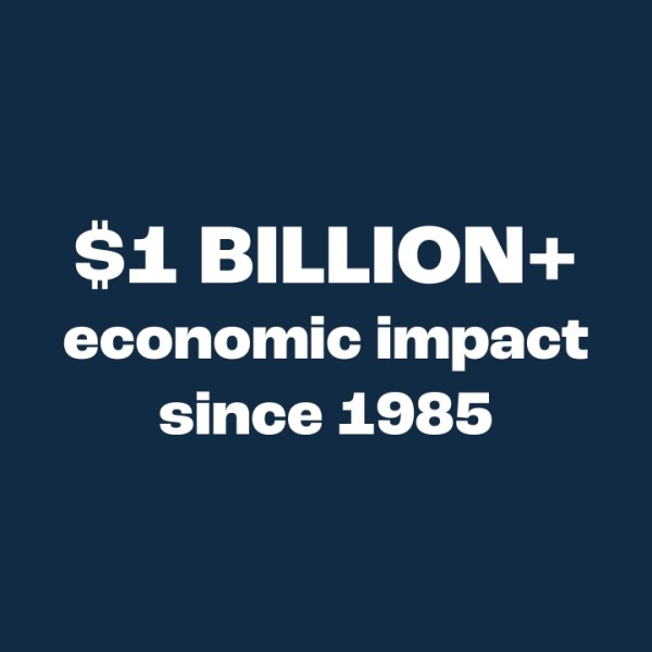 $1 Billion Impact Since 1985